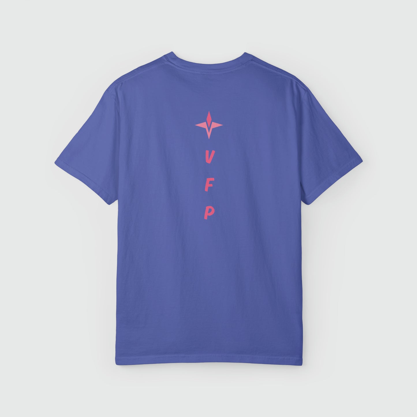 Peak Pump Cover Women's Tee Product Pic Back Periwinkle