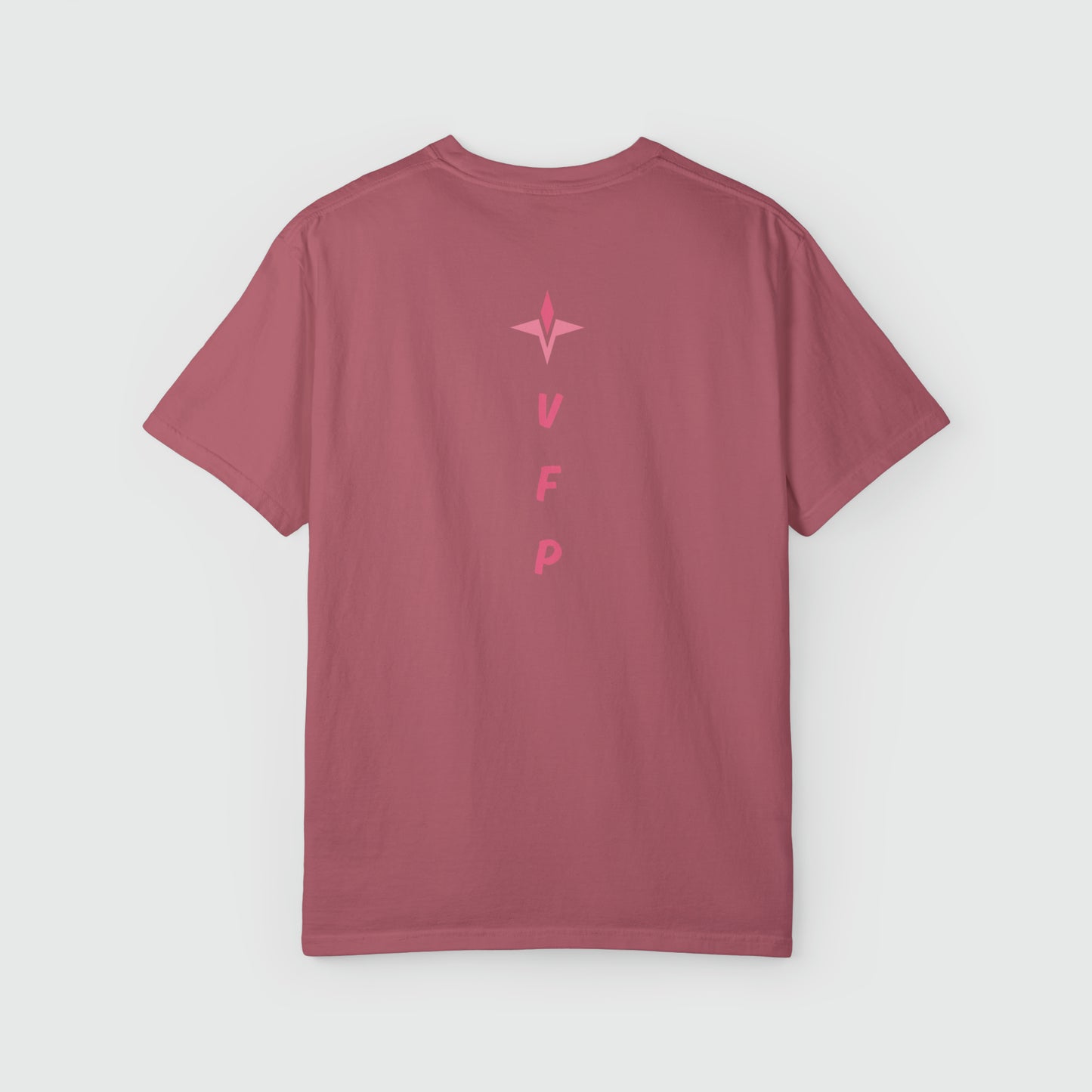 Peak Pump Cover Women's Tee Product Pic Back Crimson