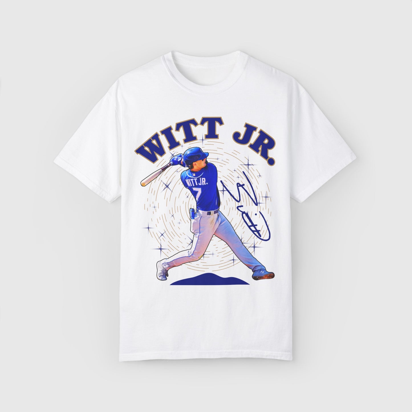 Bobby Witt Jr. Signature Tee Product Pic Front White