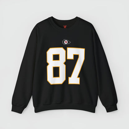 Taylor Swift Chiefs Crewneck Front Black