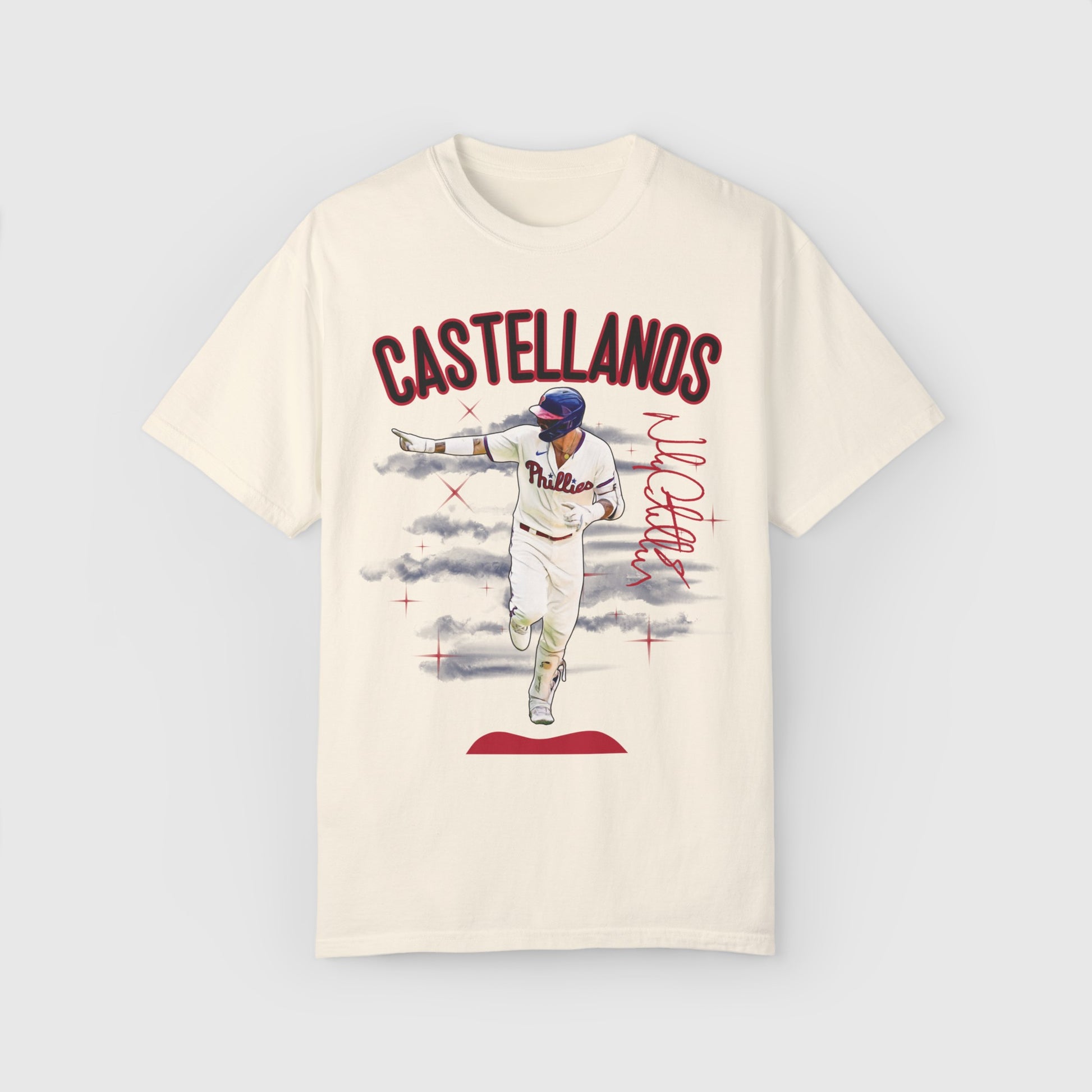 Castellanos Signature Tee 2.0 Product Pic Front Ivory