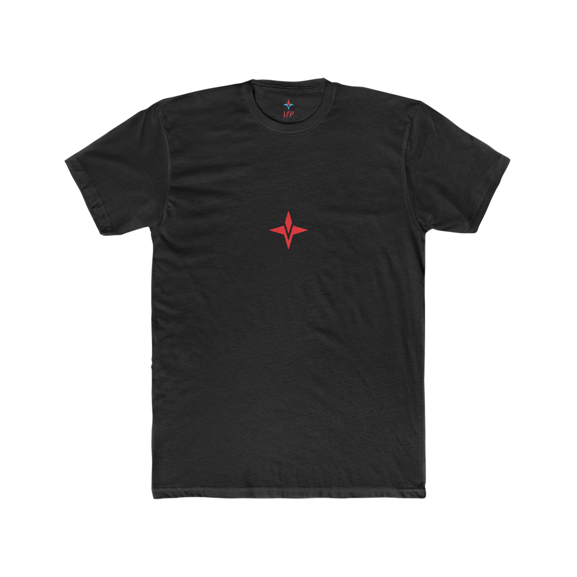 Prime Gym Tee Red Product Pic Front Black