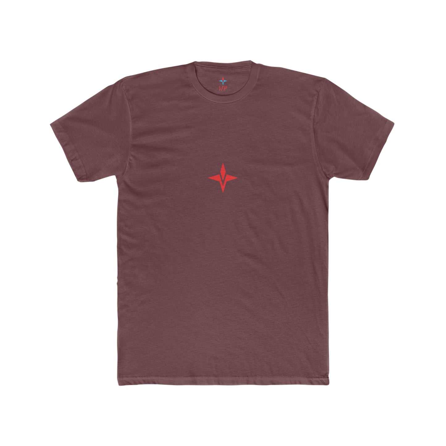 Prime Gym Tee Red Product Pic Front Maroon