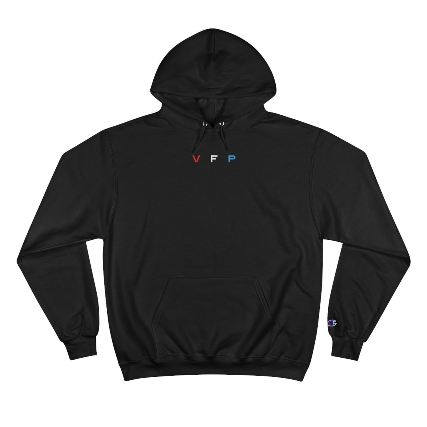 VFP Champion Athleisure Hoodie Product Pic Front Black