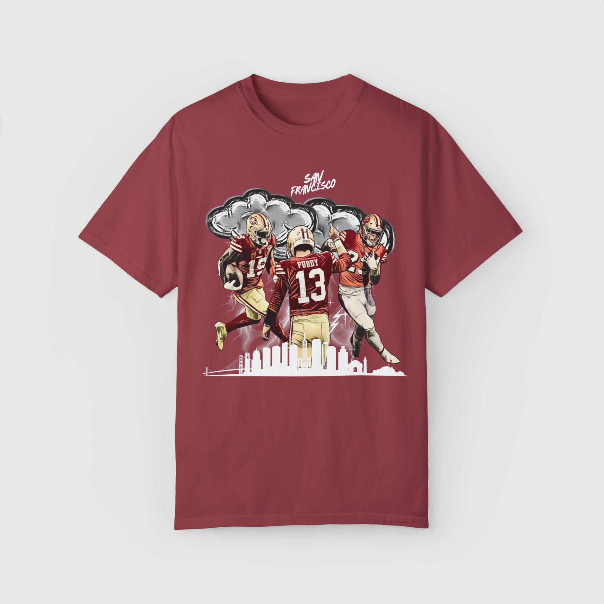 San Francisco 49ers City Tee Product Pic Front Chili