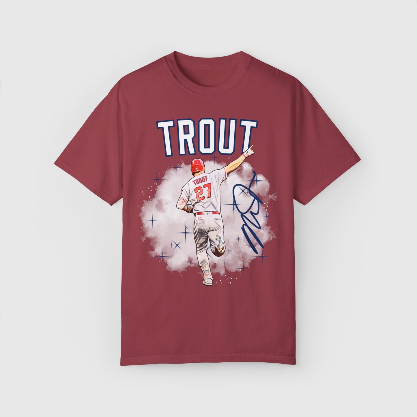 Mike Trout Signature Ink Art Tee