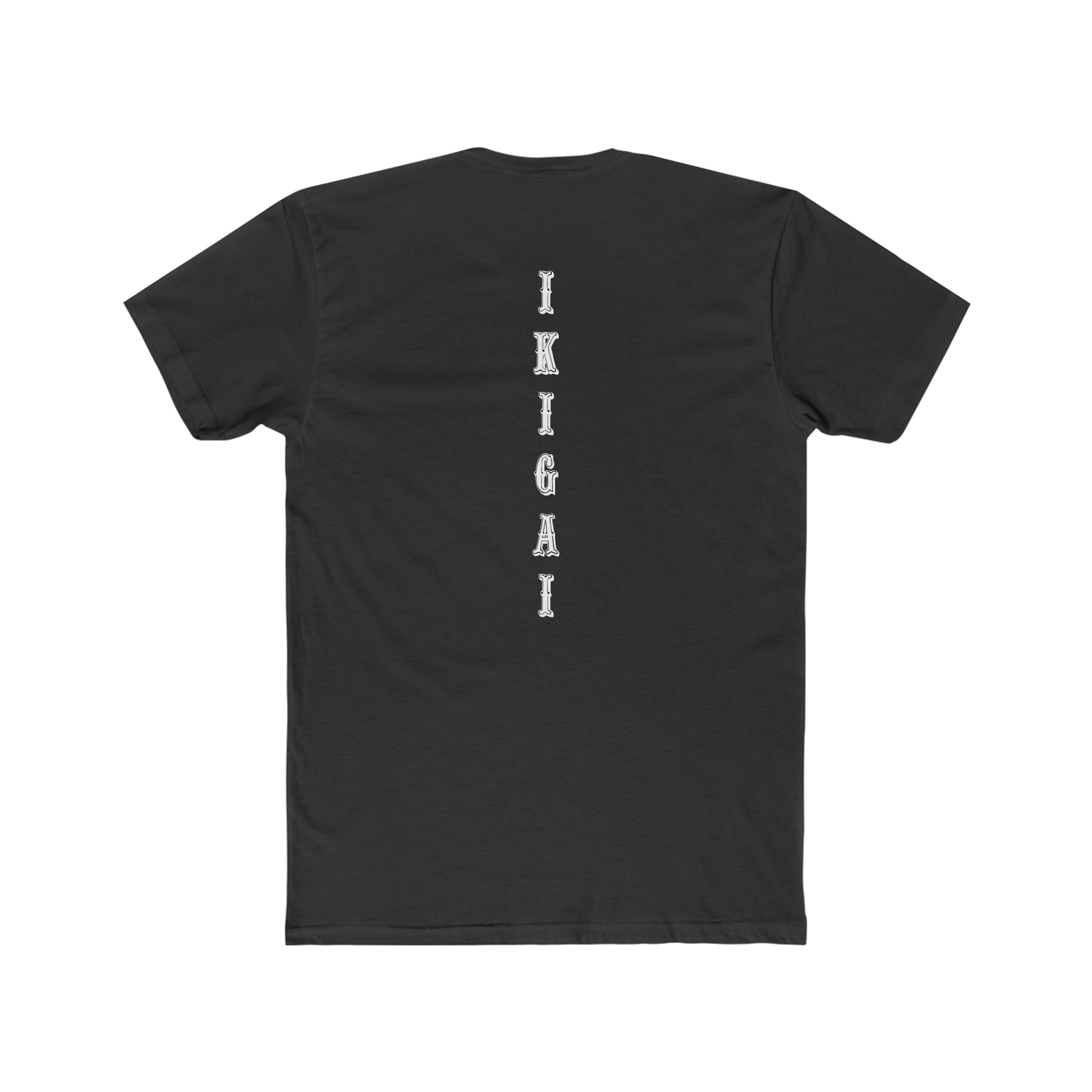 IKIGAI Vert Training Tee Product Pic Back Black