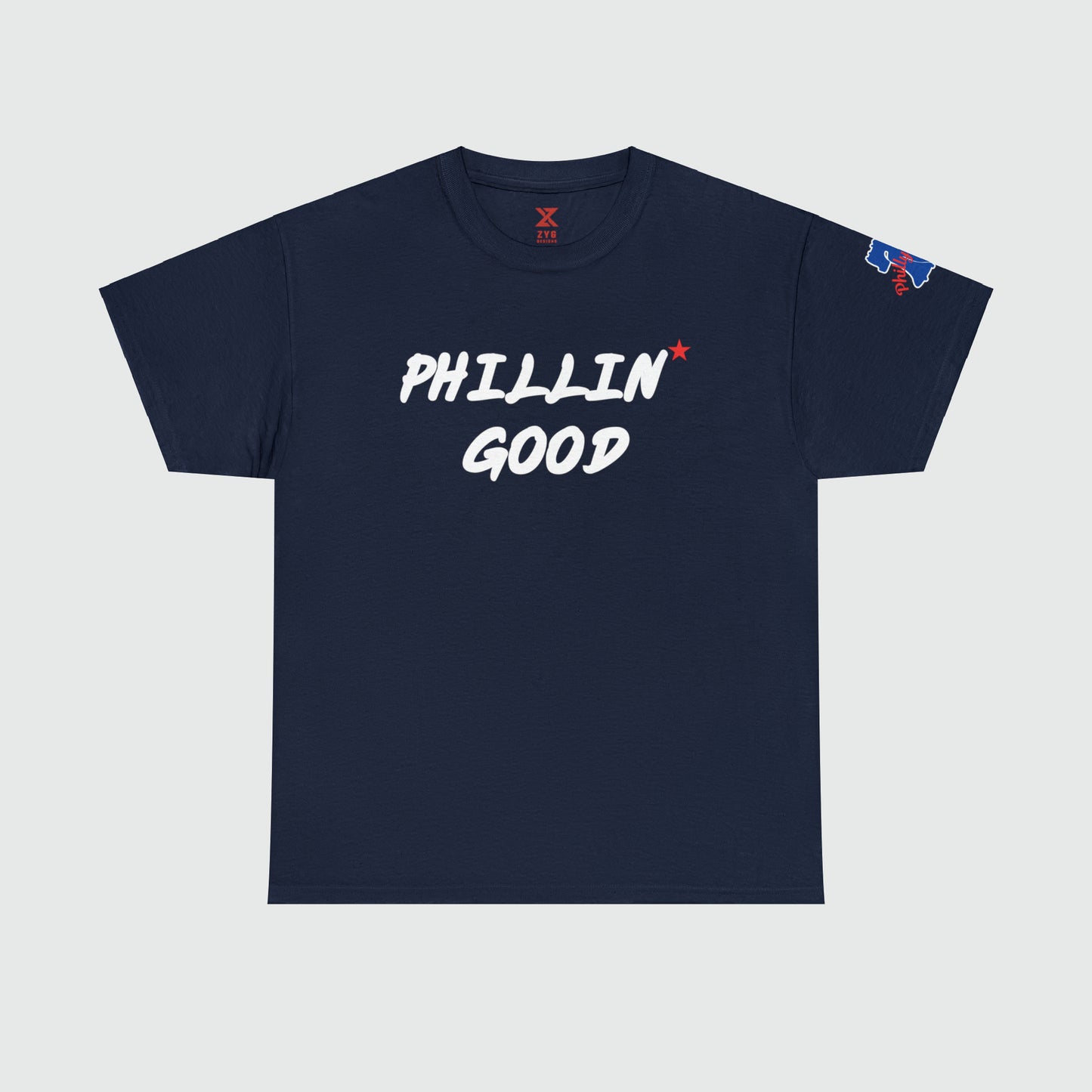 Phillin' Good Phillies Tee Product Pic Front Navy