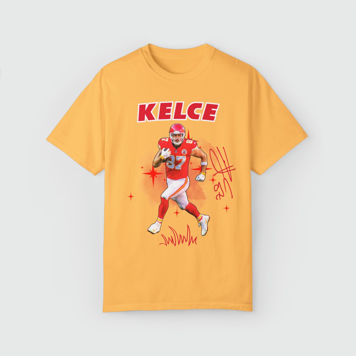 Travis Kelce Signature Tee Product Pic Front Citrus