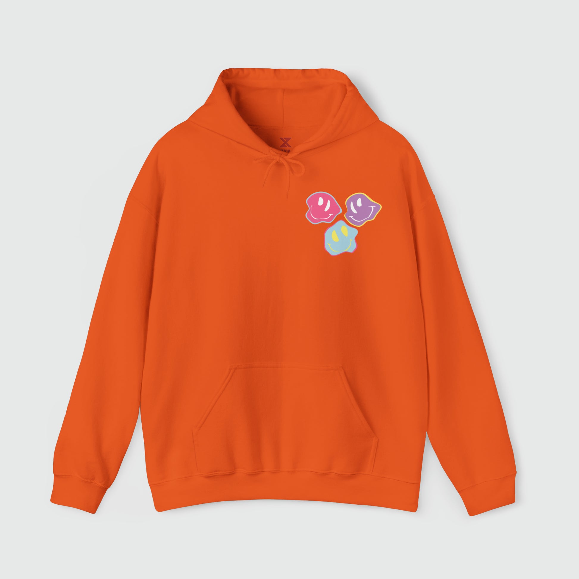 It's Fine. I'm Fine. Everything's Fine Hoodie Product Pic Front Orange