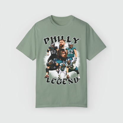 Jason Kelce Philly Legend Tee Product Pic Front Bay