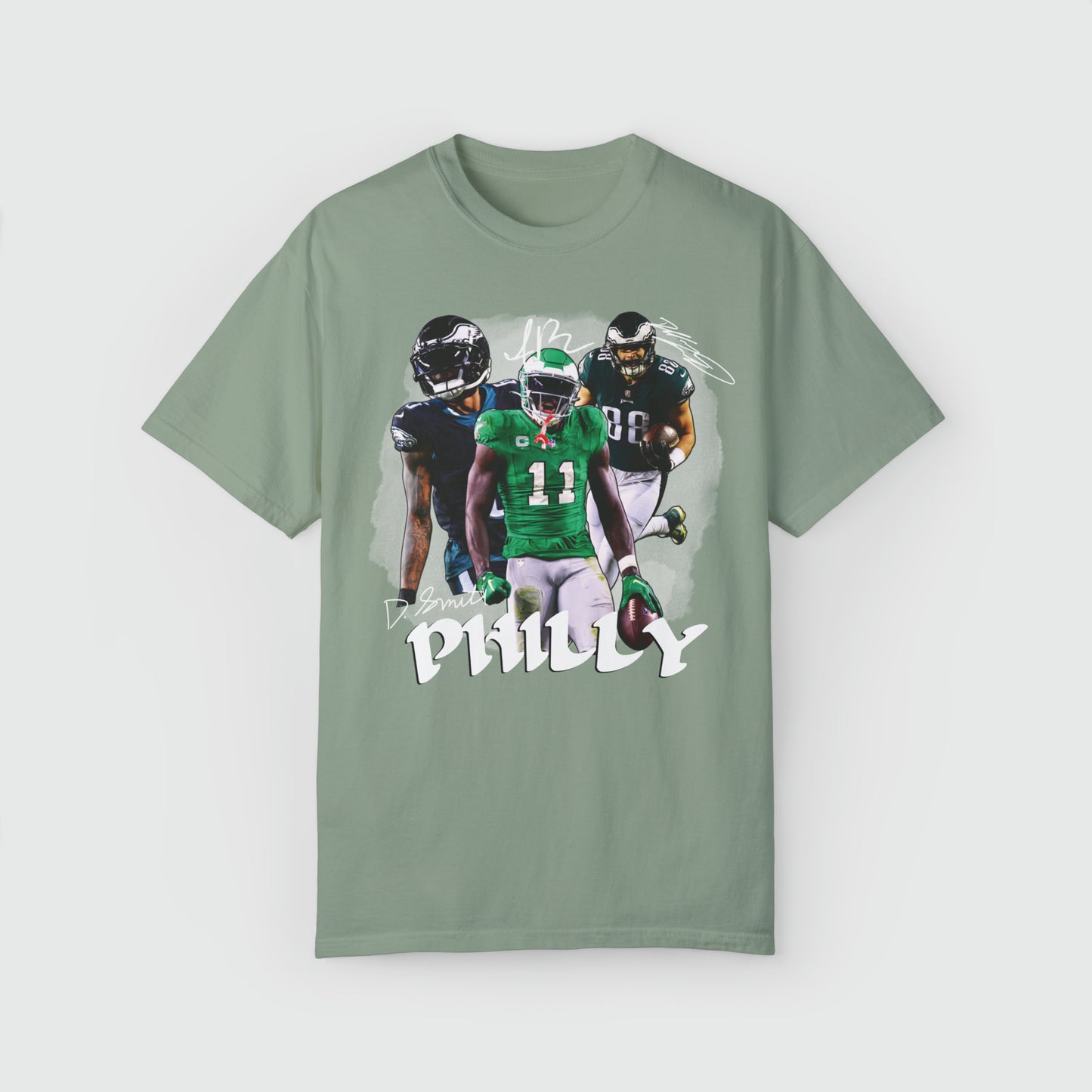 Eagles Receivers Trio Tee Product Pic Front Bay