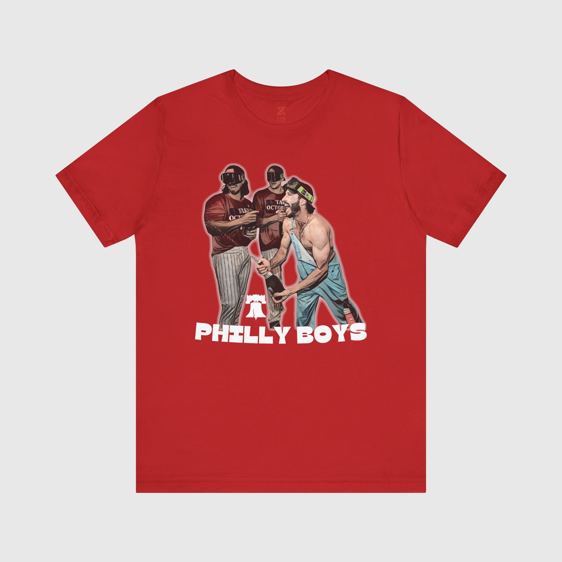 Stubbs Philly Boys Tee Product Pic Front Red