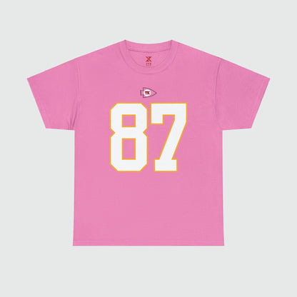 Travis Kelce Jersey Tee Front Azelia