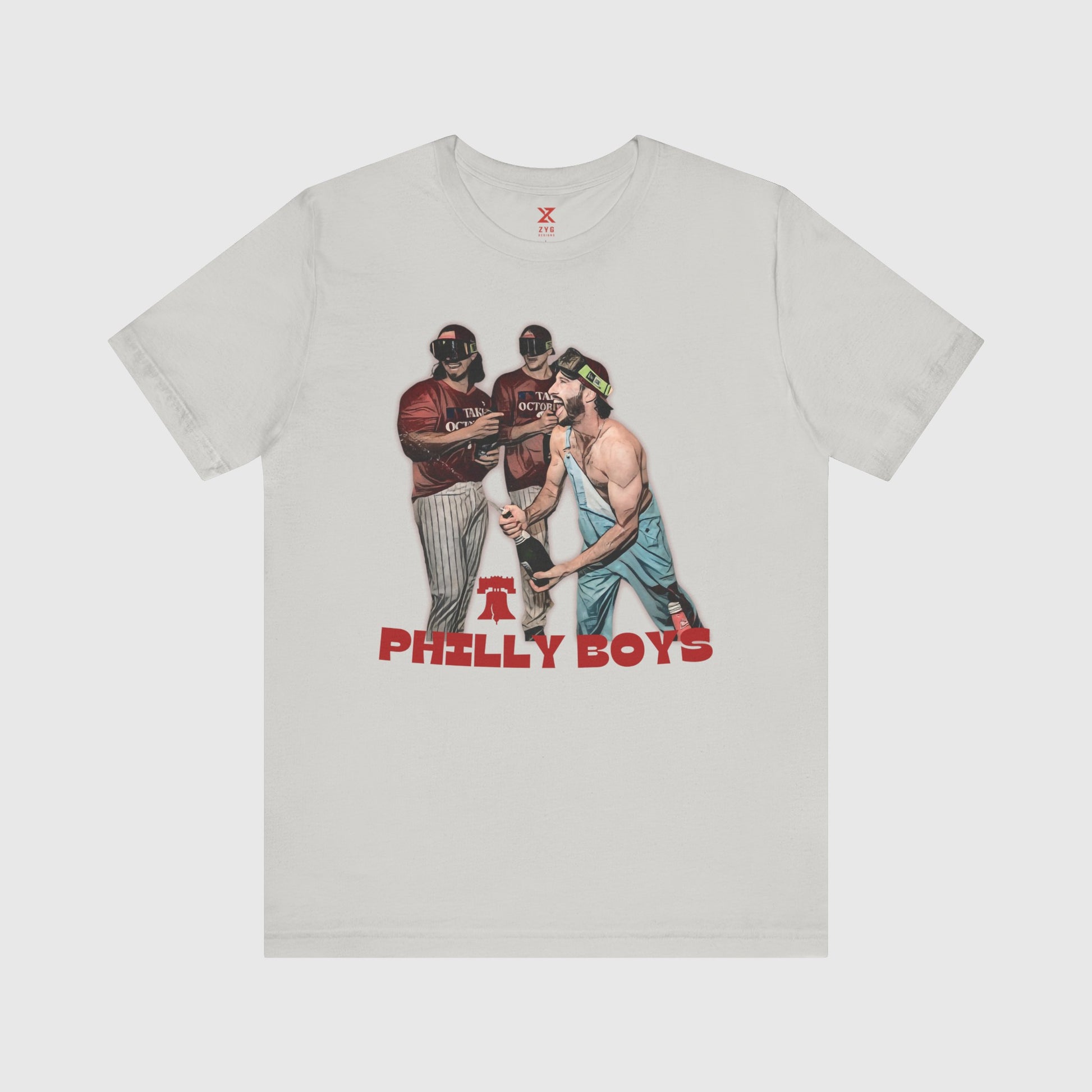 Stubbs Philly Boys Tee Product Pic Front Silver