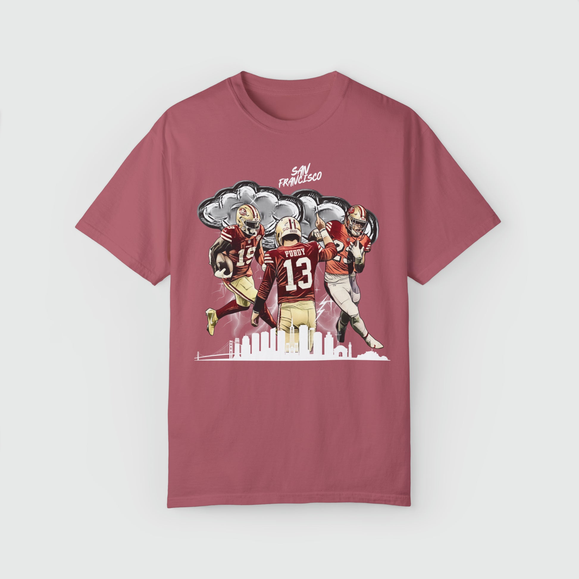 San Francisco 49ers City Tee Product Pic Front Crimson