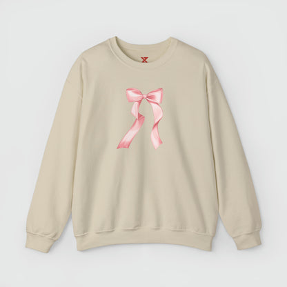 Pretty Pink Bow Crewneck