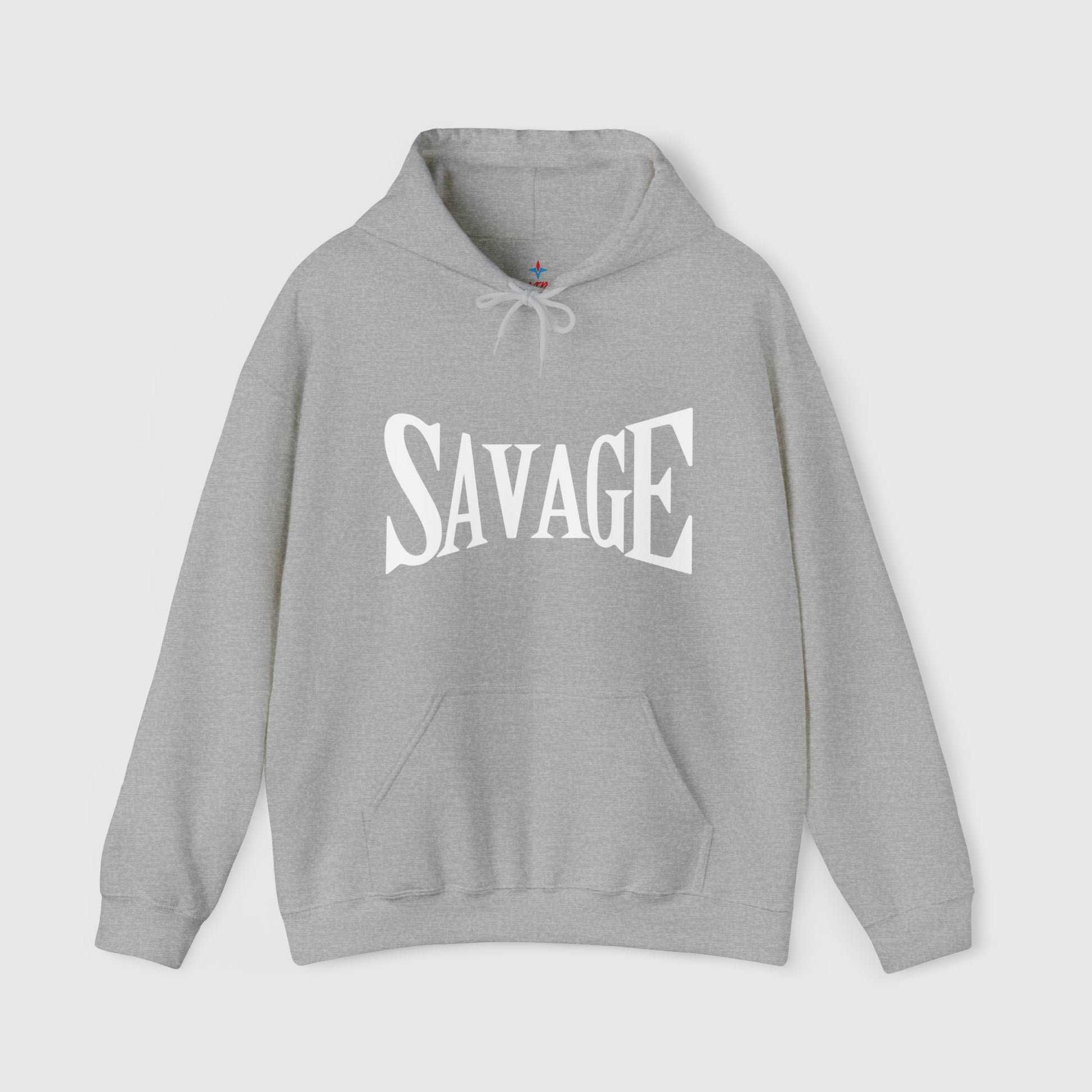 Savage Hooded Sweatshirt Product Pic Front Sport Grey