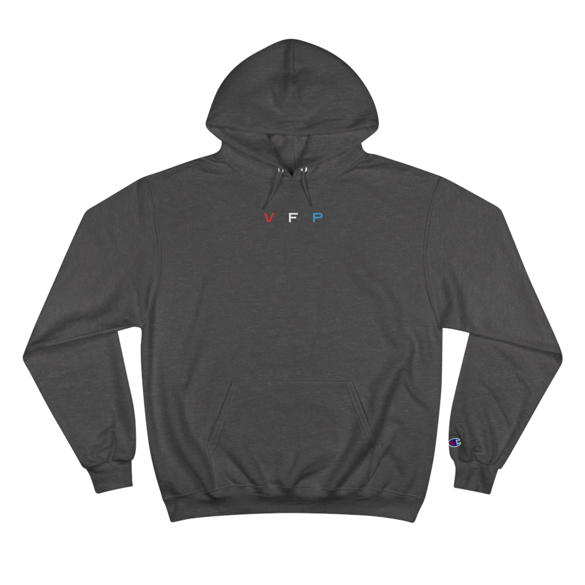 VFP Champion Athleisure Hoodie Product Pic Front Steel