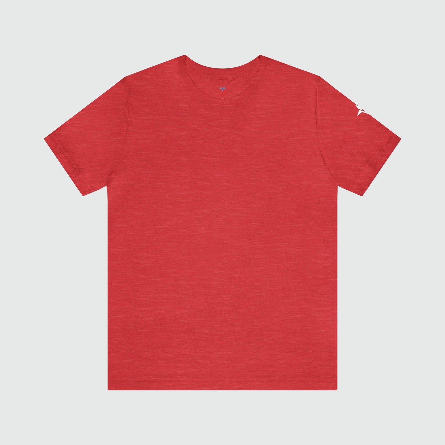 Enhance Bold Training Tee Product Pic Front Heather Red