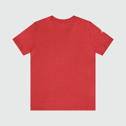 Enhance Bold Training Tee Product Pic Front Heather Red