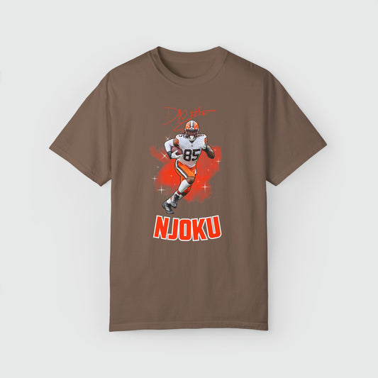 David Njoku Signature Tee Product Pic Front Espresso