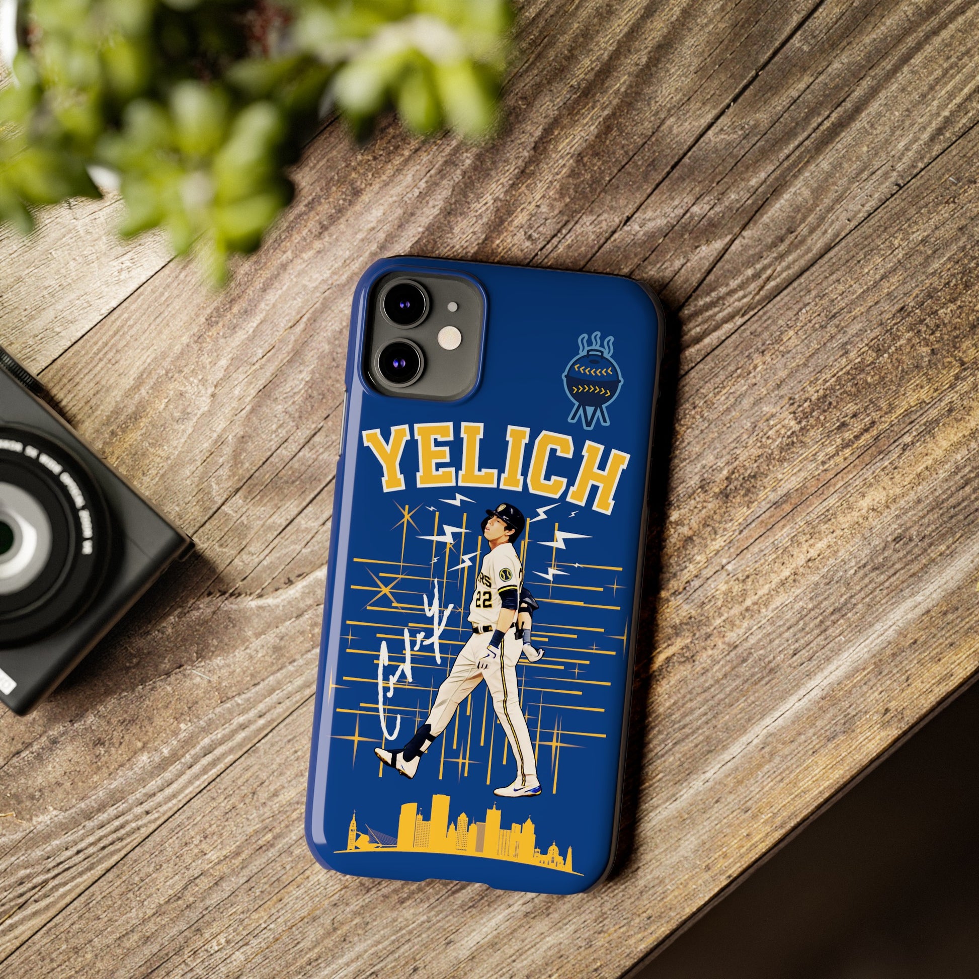 Christian Yelich Slim iPhone Case Product Pic 2