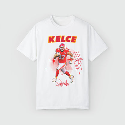 Travis Kelce Signature Tee Product Pic Front White