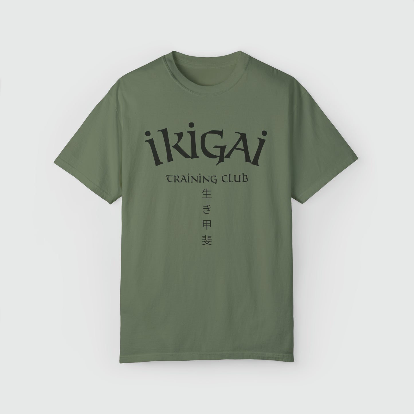 Ikigai Training 2.0 Tee Product Pic Front Moss