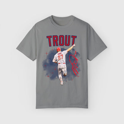 Mike Trout Signature Ink Art Tee