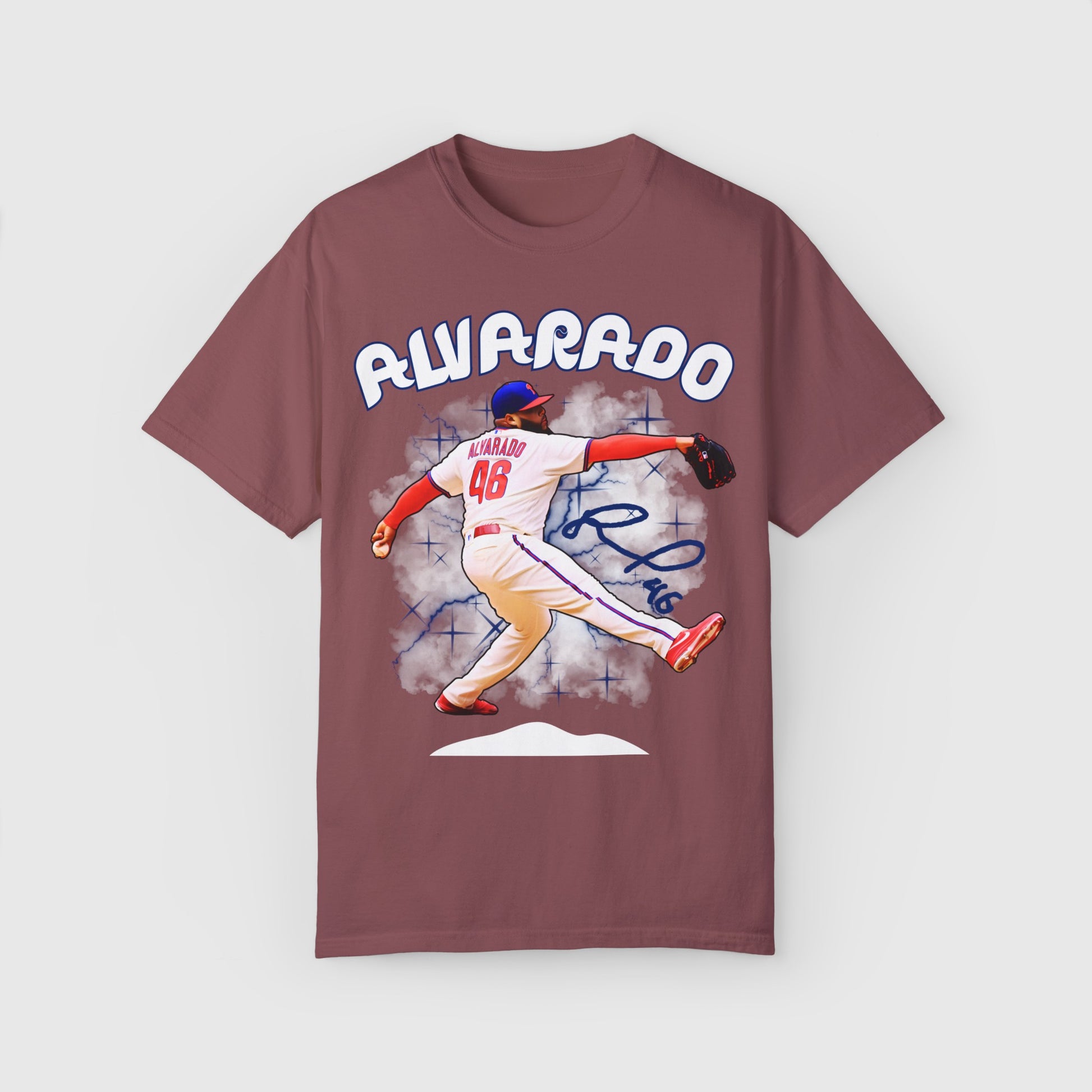 Jose Alvarado Signature Tee Product Pic Front Brick