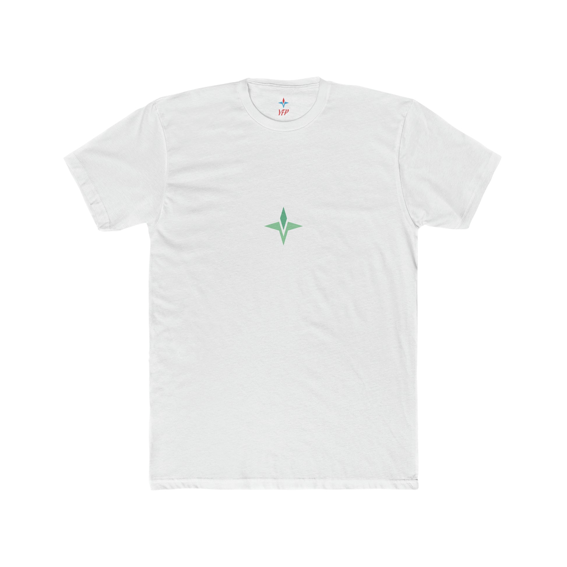 Prime Gym Tee Green Product Pic Front White