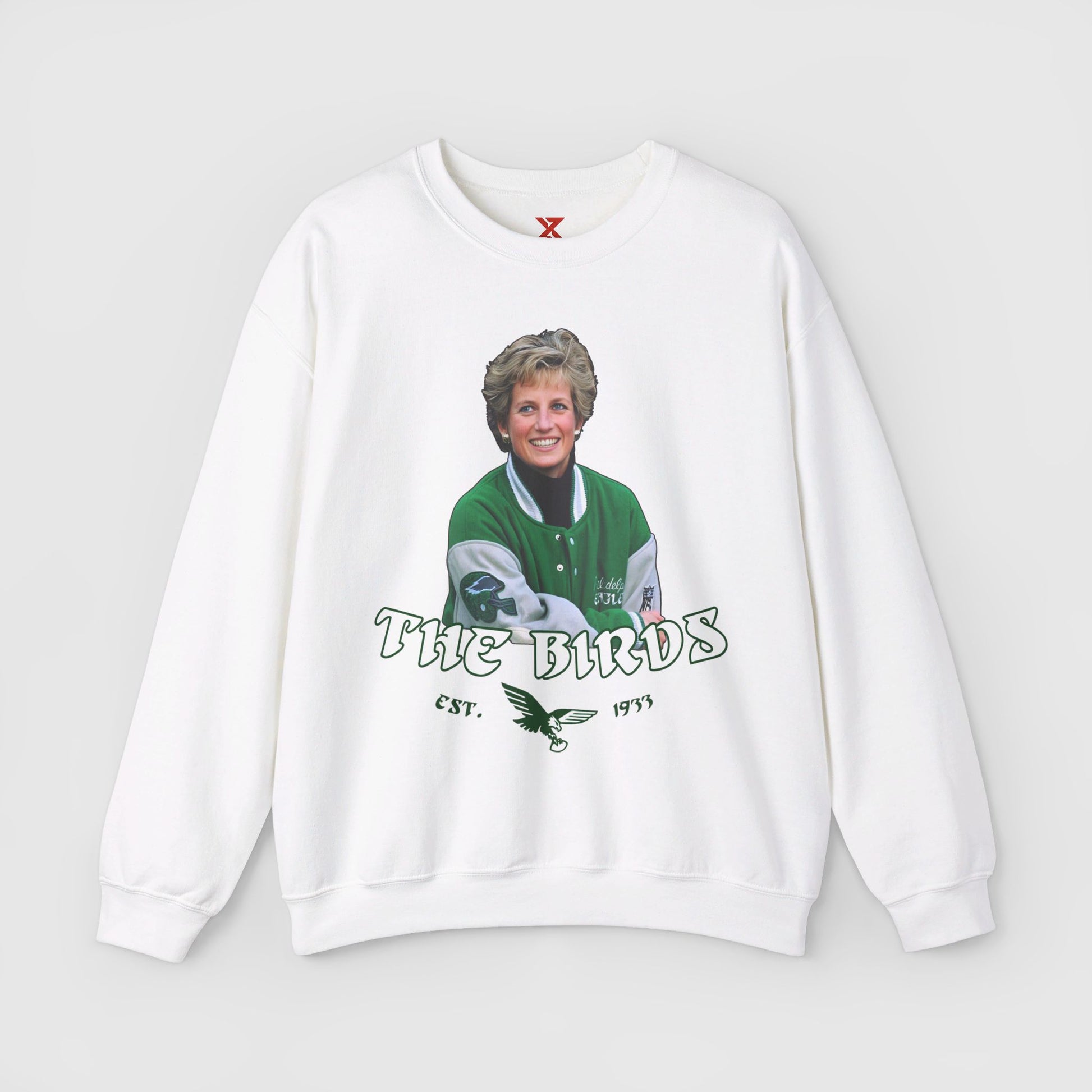 Princess Diana x Eagles Hoodie Product Pic Front White