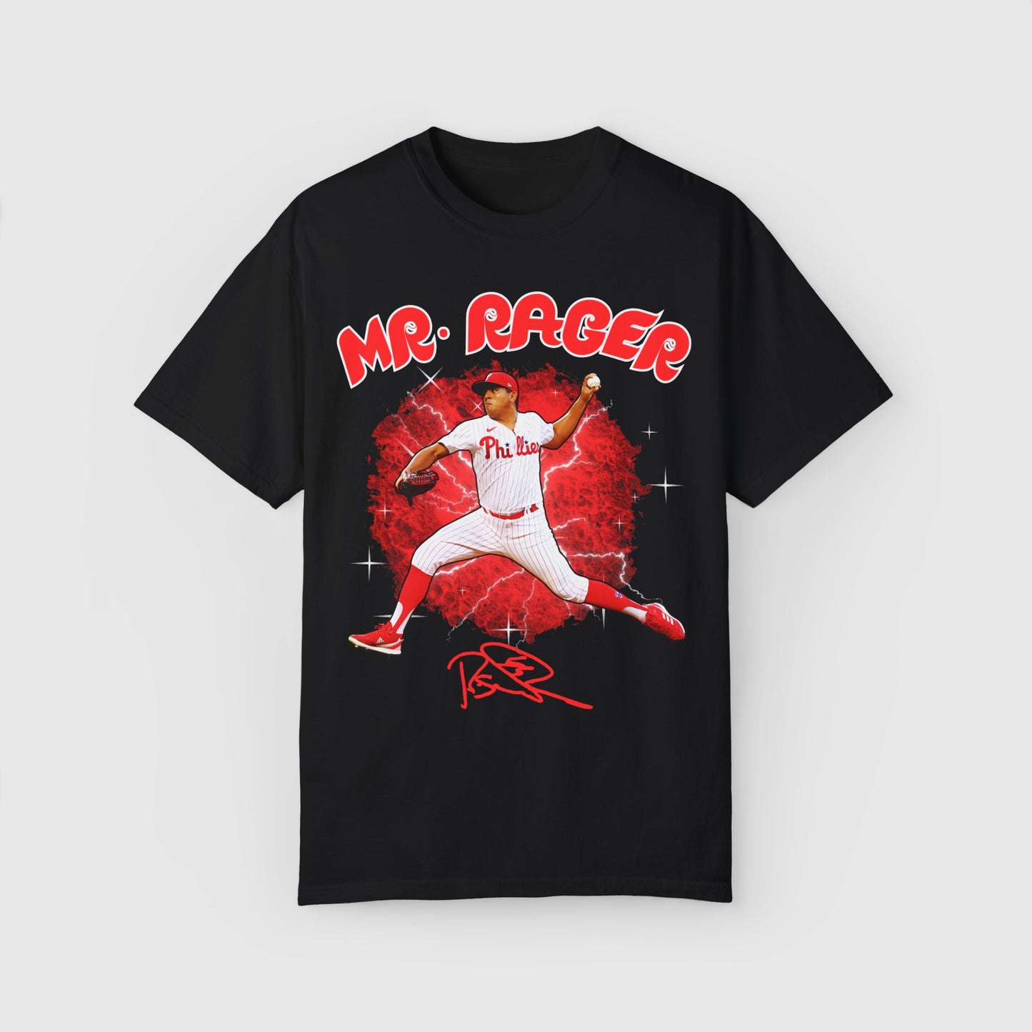 Ranger Suarez Mr. Rager Signature Tee Product Pic Front Black