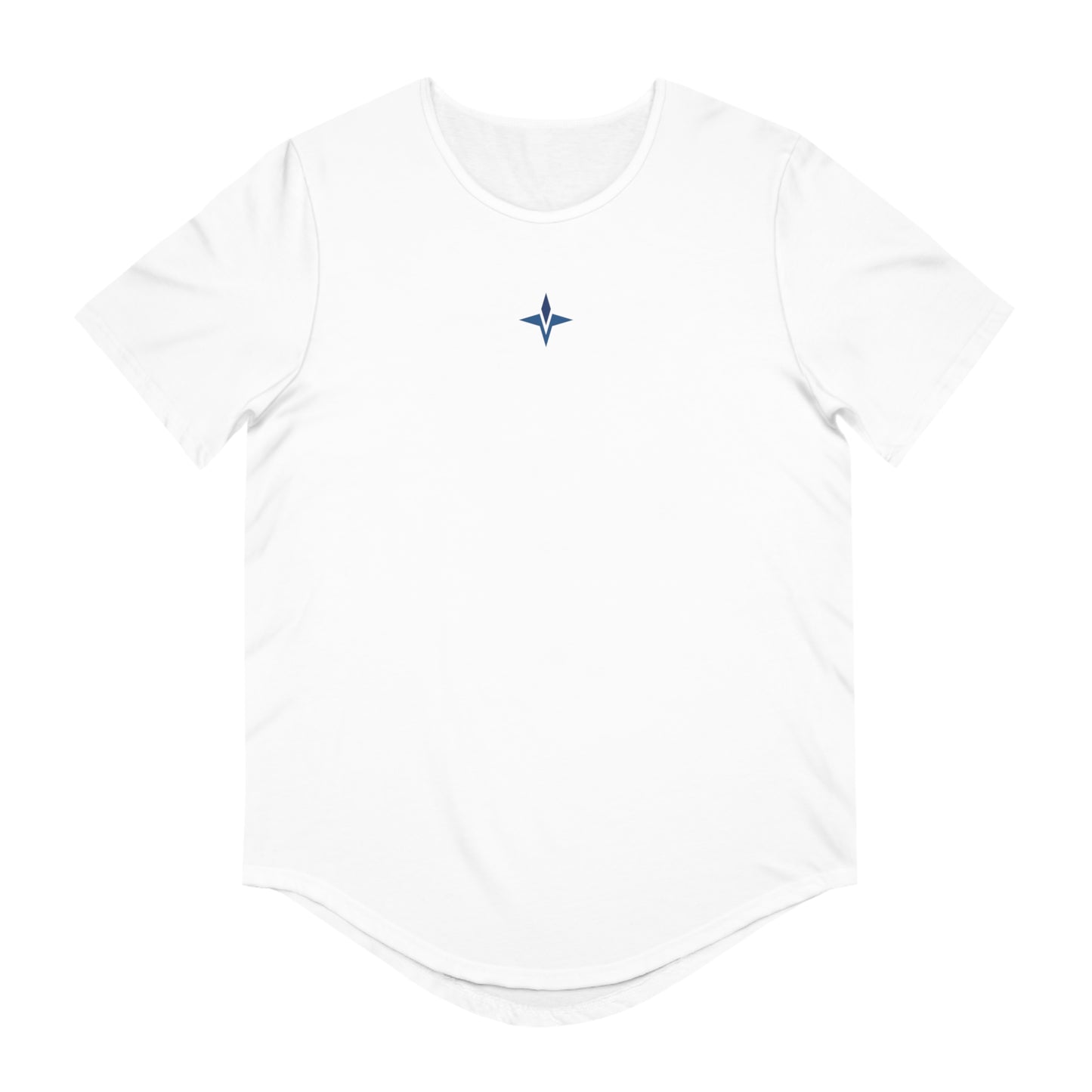 Savant Gym Tee Blue Product Pic Front White