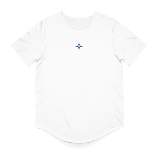 Savant Gym Tee Blue Product Pic Front White