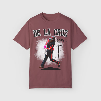 Elly De La Cruz Signature Tee Cincinnati Reds Product Pic Front Brick