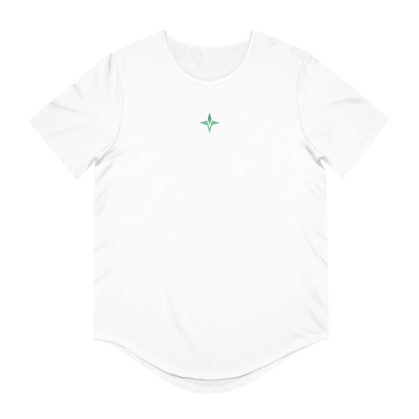 Savant Gym Tee Green Product Pic Front White 