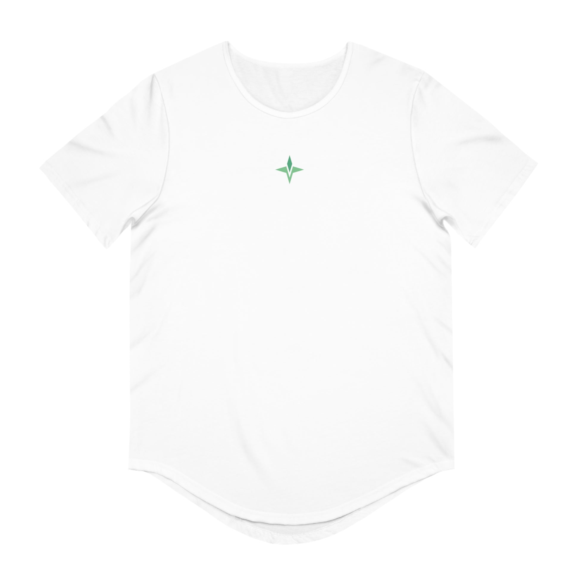 Savant Gym Tee Green Product Pic Front White 