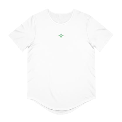 Savant Gym Tee Green Product Pic Front White 