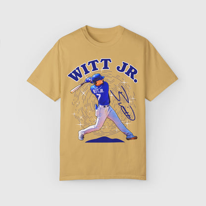 Bobby Witt Jr. Signature Tee Product Pic Front Mustard