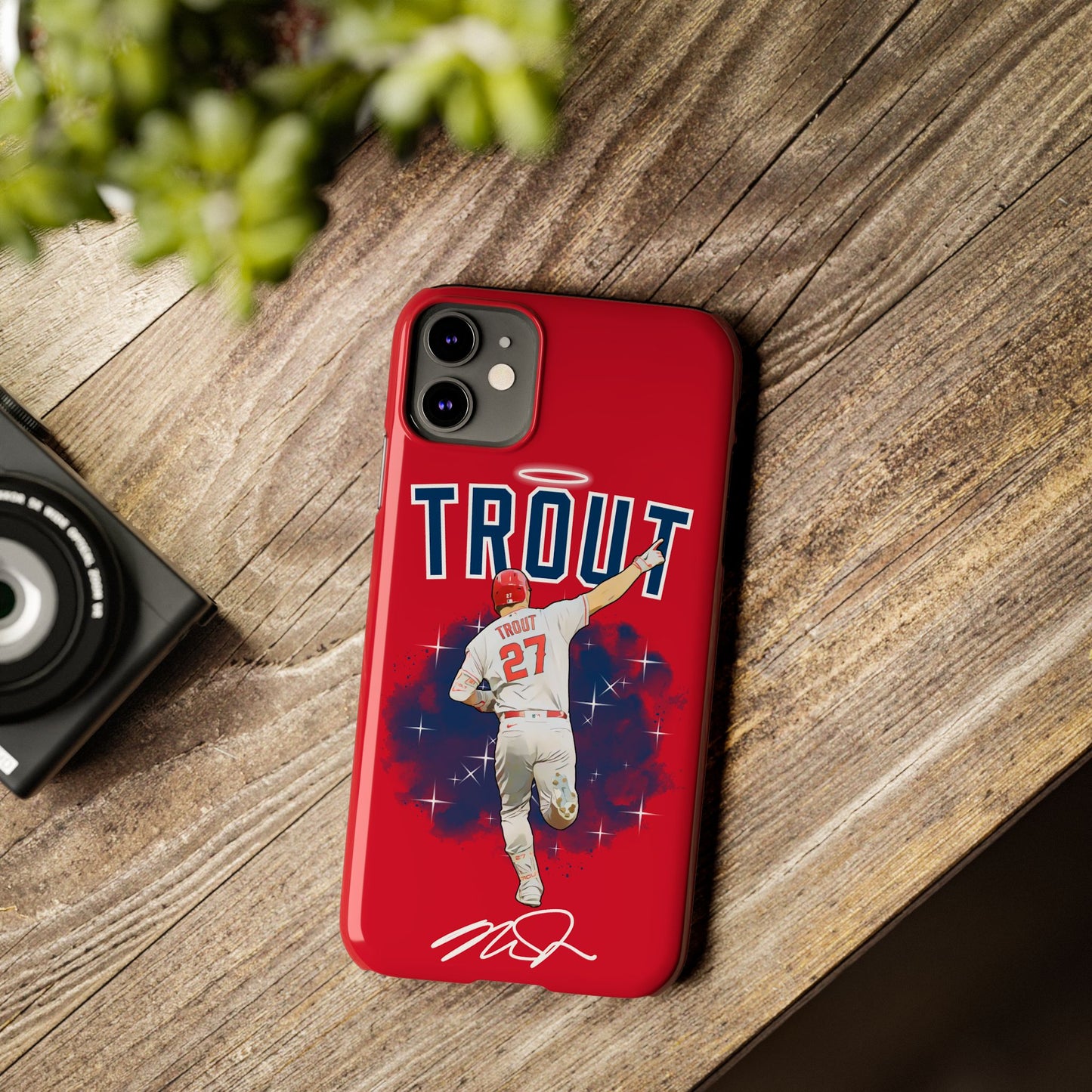 Mike Trout Slim iPhone Case