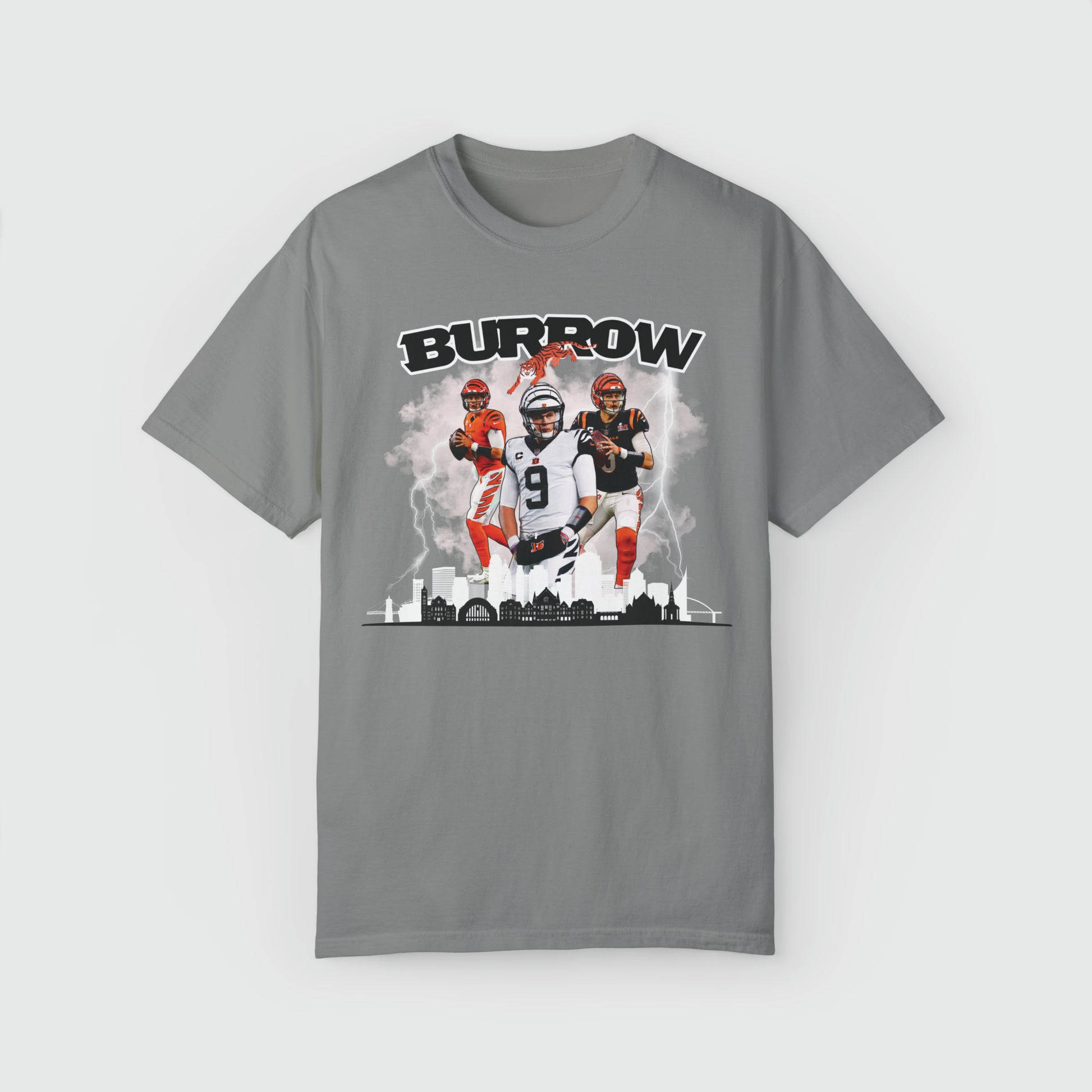 Joe Burrow City Tee Product Pic Front Granite