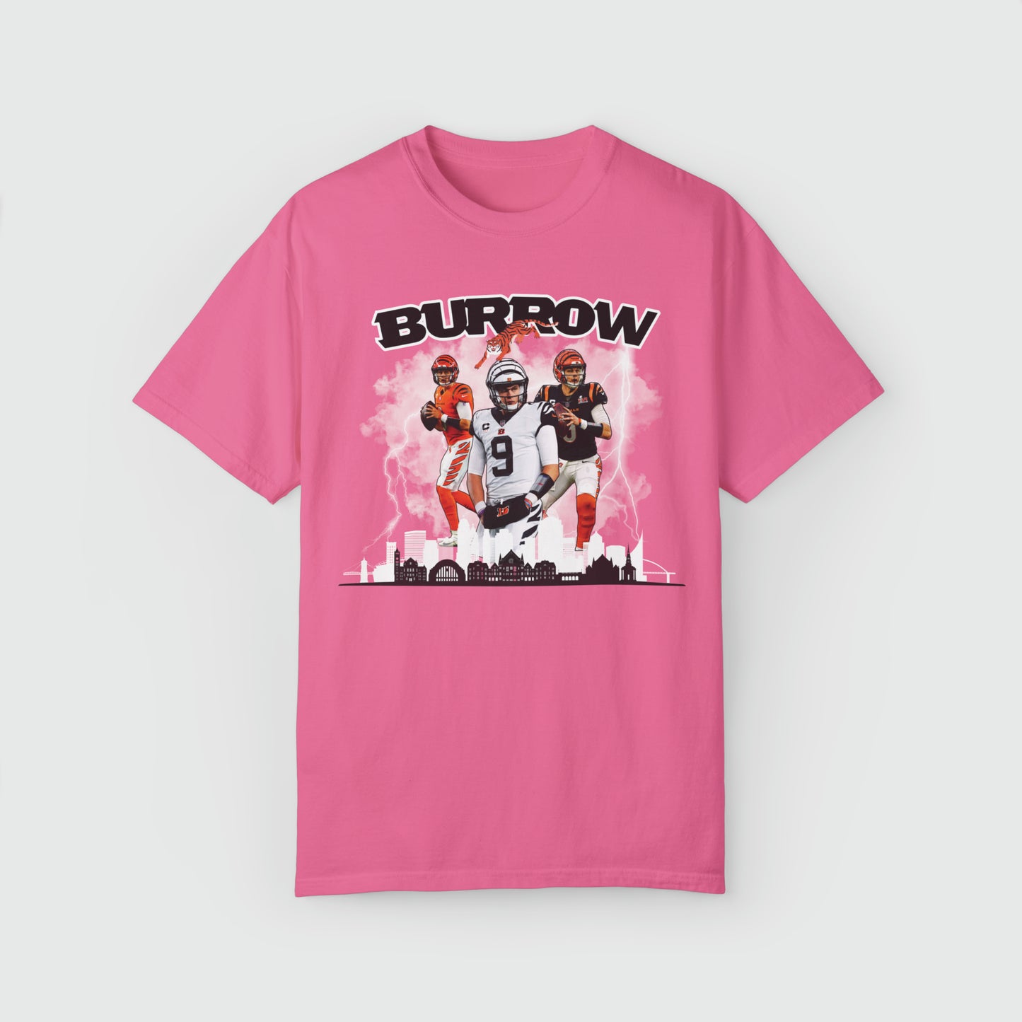 Joe Burrow City Tee Product Pic Front Crunchberry