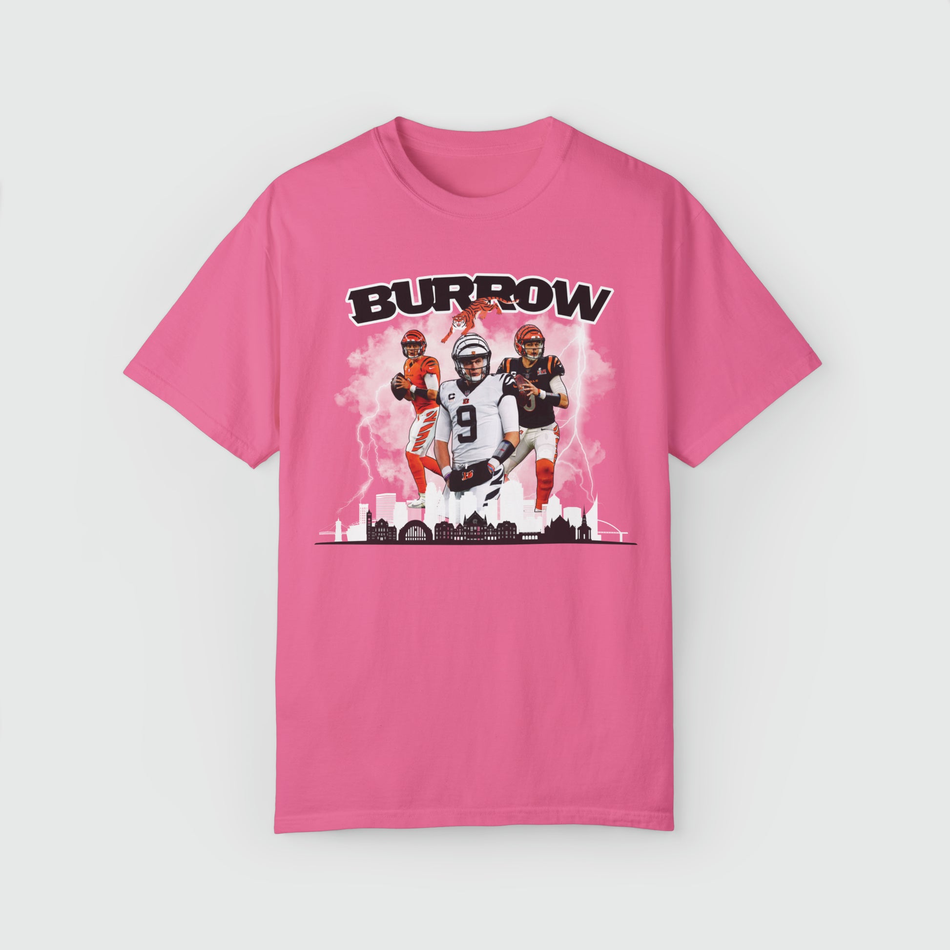 Joe Burrow City Tee Product Pic Front Crunchberry