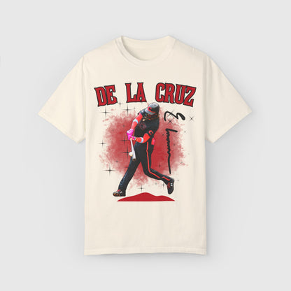 Elly De La Cruz Signature Tee Cincinnati Reds Product Pic Front Ivory