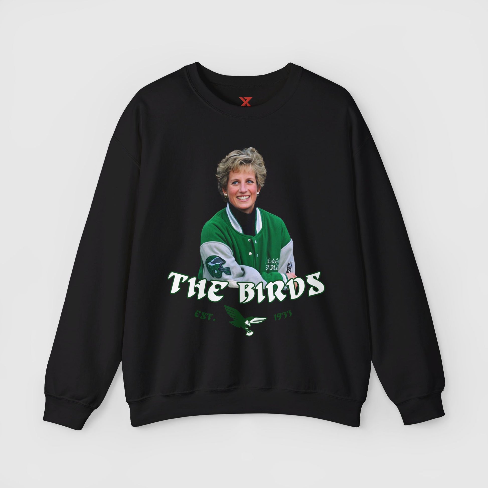 Princess Diana x Eagles Hoodie Product Pic Front Black