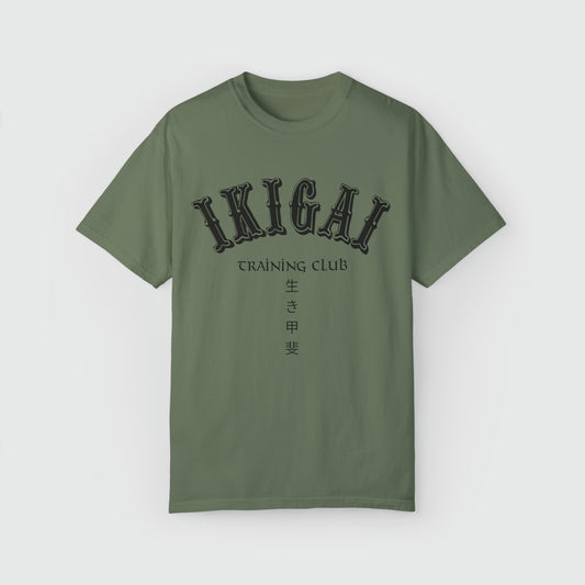 IKIGAI Training Club Tee Product Pic Front Moss