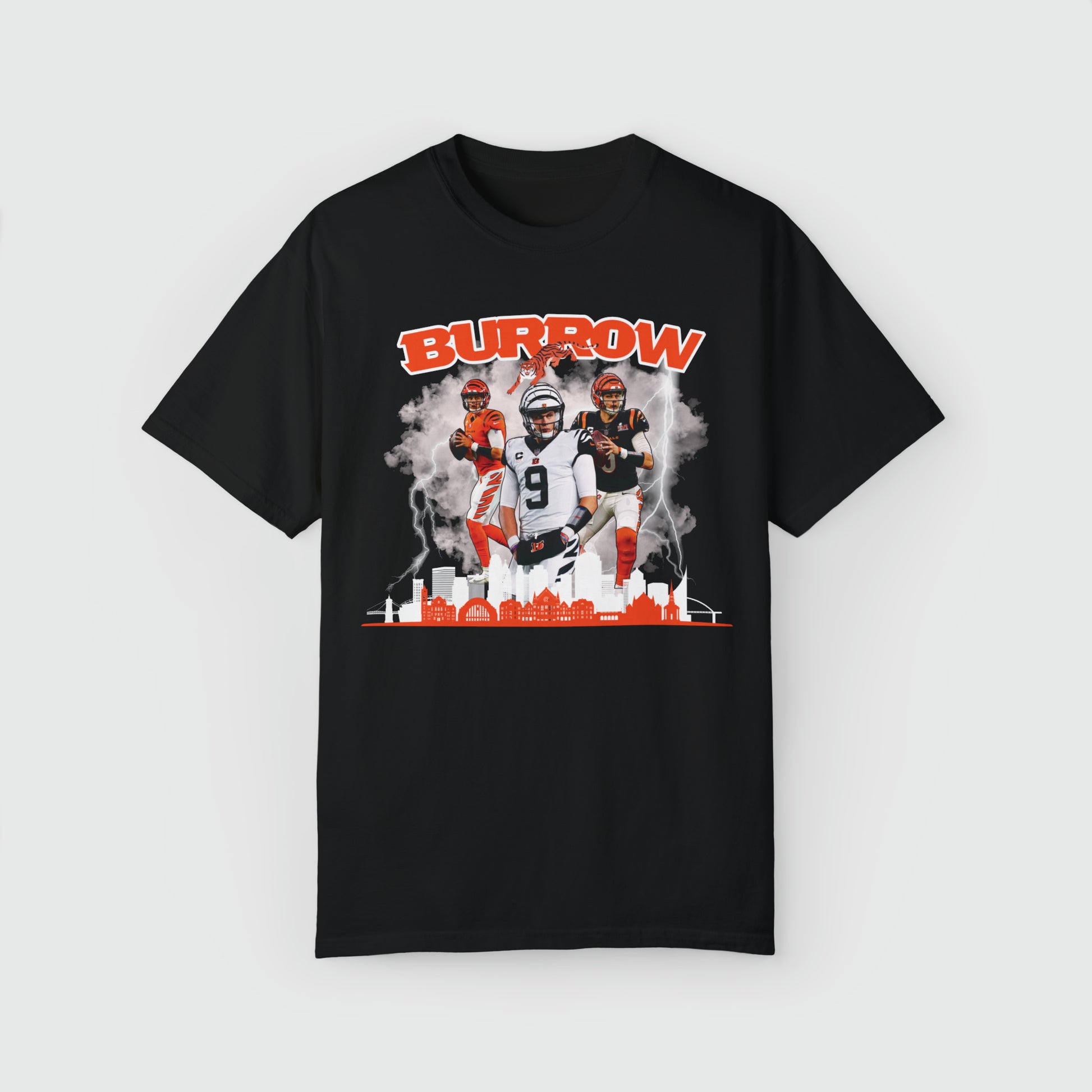 Joe Burrow City Tee Product Pic Front Black