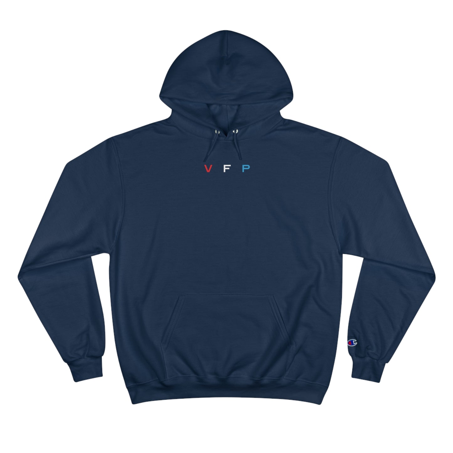 VFP Champion Athleisure Hoodie Product Pic Front Navy